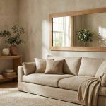 Lustra z drewnianą ramą – doskonałe połączenie natury z elegancją w salonie